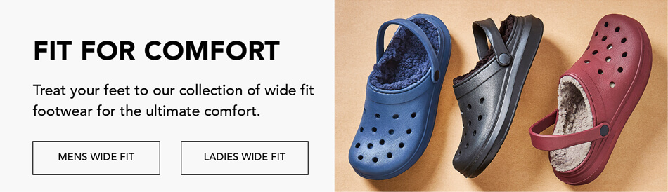 Wide Fit Footwear